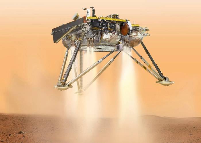 NASA探测器“洞察号”将于26日登陆火星 惊栗6分半钟成关键