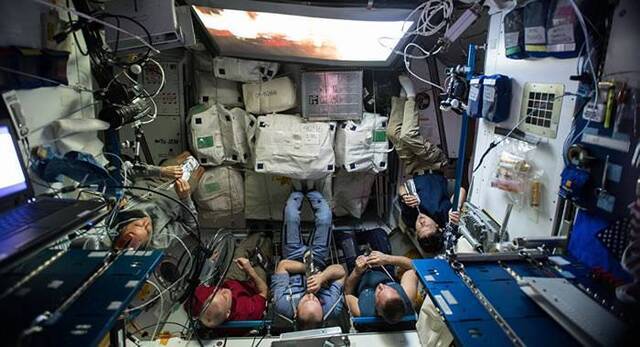 国际空间站的美国宇航员今晚或因炎热无法睡觉