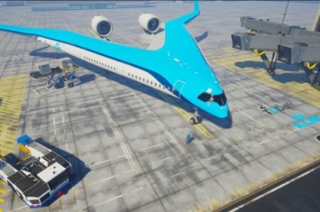 荷兰开发商展示“飞翼”未来概念客机Flying-V