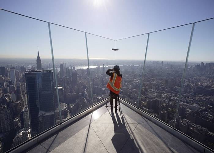 西半球最高 美国纽约摩天大厦哈德逊广场100层户外平台明年启用