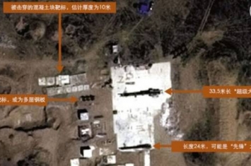 卫星图像显示神秘“超级大炮”藏身中国沙漠
