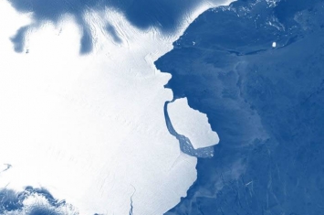 南极洲埃默里冰架滑落一座重达3150亿吨的冰山“D28”
