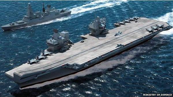 英国女王将正式为英国皇家海军的新航空母舰“伊丽莎白女王”号命名