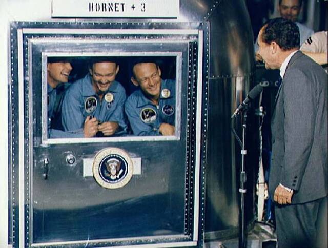 人类登月50周年：万一失败总统尼克松备用讲稿《月球灾难》曝光 称他们注定在月球安息