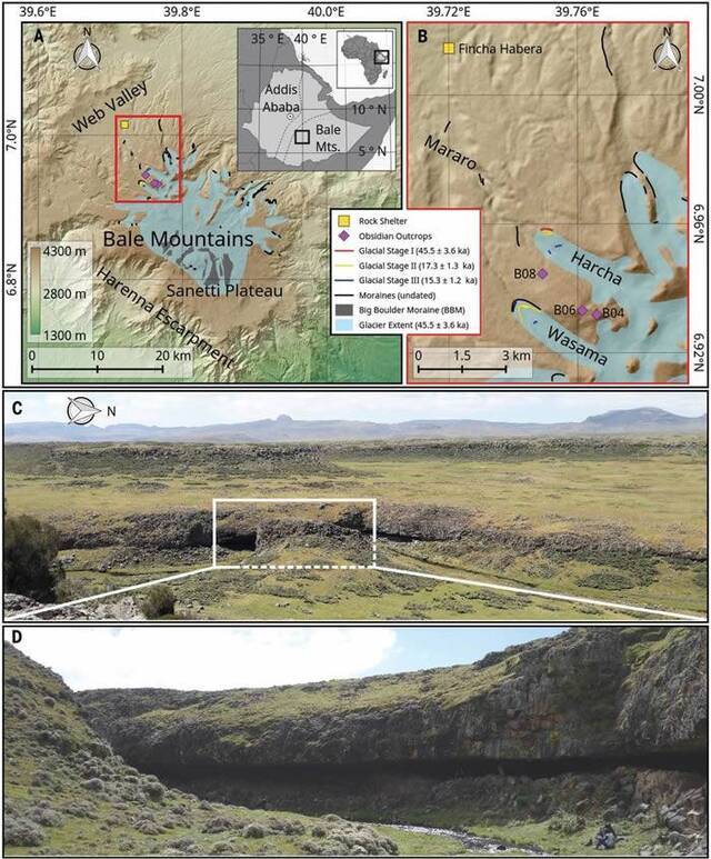 埃塞俄比亚高地沉积物中发现迄今为止最早的人类在高海拔地区的史前生活证据