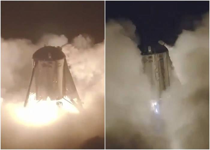 SpaceX星际飞船原型测试机“星际跳跃者”试飞成功 达成火星计划第一步