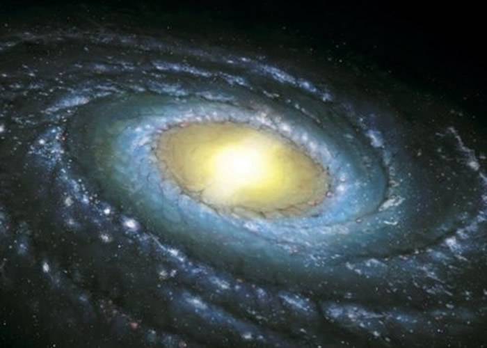 新研究发现银河系并非如教科书构想呈扁平漩涡状 呈扭曲长条状向外伸展