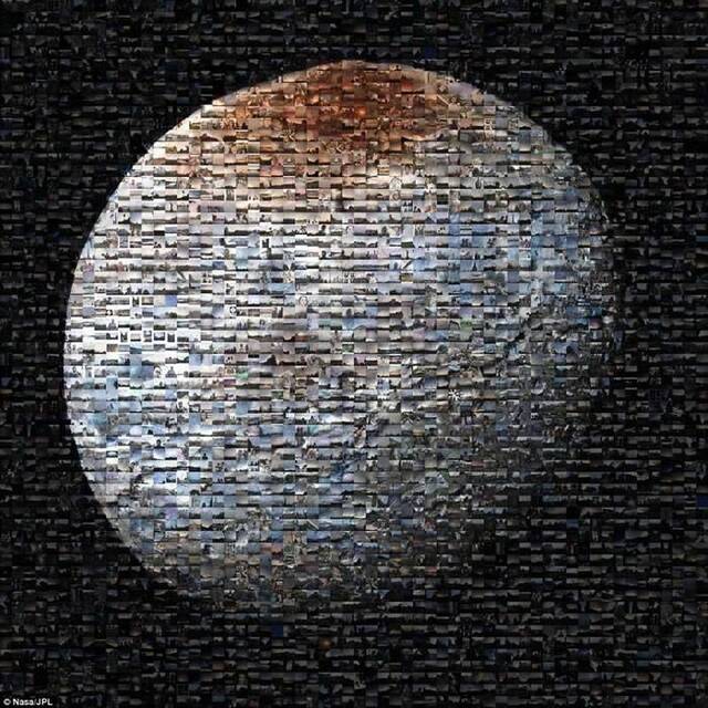 NASA公布冥王星及其最大卫星卡戎照片 由“冥王星时间”活动中收集的照片拼接而成