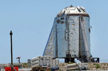 美国SpaceX对“星际飞船”原型机“星跳者”号进行第二次测试