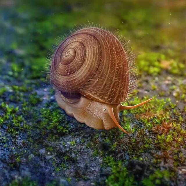 缅甸北部克钦邦胡康河谷白垩纪琥珀中首次发现保存了角质毛的陆生蜗牛