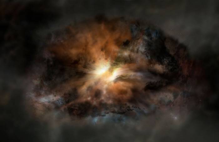 全新类型的黑洞活动造成星系戏剧性的转变