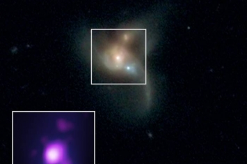 三个星系超大质量黑洞将相互碰撞 发生在“SDSS J084905.51+111447.2”星系中