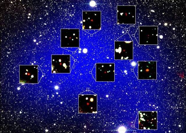 日本天文学家在鲸鱼座方位发现距离地球130亿光年的原始银河星团“z66OD”