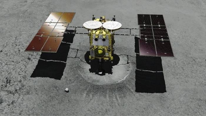 日本隼鸟2号成功投放机器人 观测小行星“龙宫”任务接近尾声
