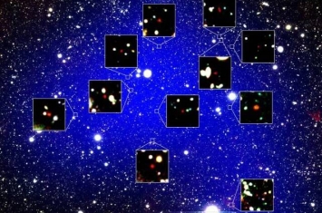 在距地球130亿光年的地方发现由12个星系组成的原始星系团“z66OD”