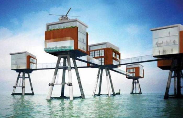 英国公司拟将二战海洋堡垒改建成水上酒店