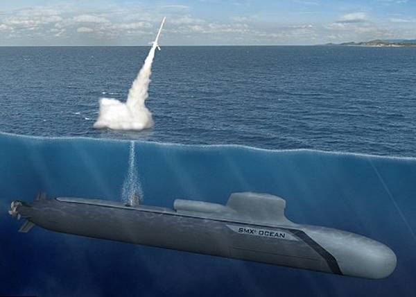 法国公开新一代柴电潜艇SMX-Ocean的构想设计