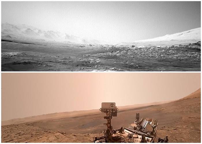 “好奇号”续探火星盖尔陨石坑 传回表面布满岩石的瑰丽景象