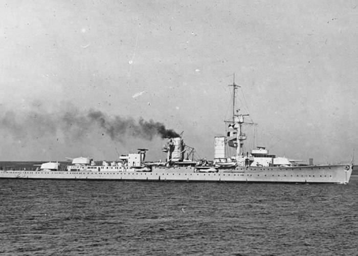 挪威海域发现二战时期沉没的德国卡尔斯鲁厄号轻巡洋舰残骸
