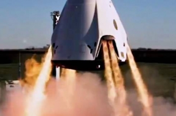 美国太空探索技术公司（SpaceX）已成功开展最新式载人龙飞船疏散系统的地面点火试验