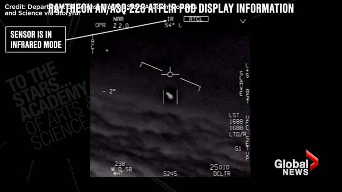 美国海军已证实飞行员拍到的UFO视频是真实的