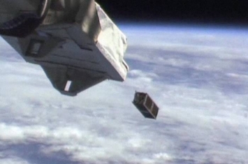 日本福井县企业参与生产人造卫星 从国际空间站释放到太空