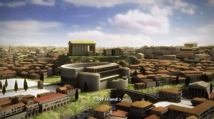 美国学者利用3D技术重现320年前古罗马城辉煌