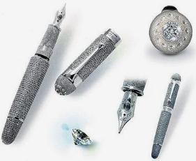世界上最贵的钢笔，奥罗拉钻石钢笔价值1.15亿