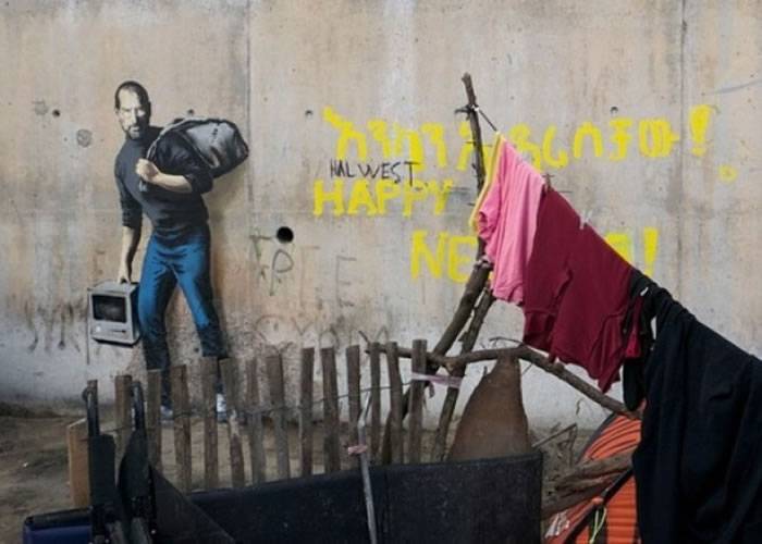 英国涂鸦大师Banksy身份揭秘：就是多年前报道的甘宁汉（Robin Gunningham）？