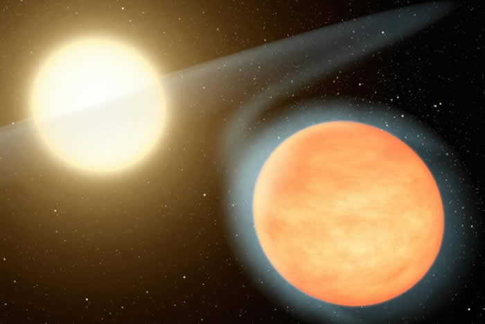 天体物理学家发现御夫座系外行星WASP-12b正处于300万年的毁灭期内