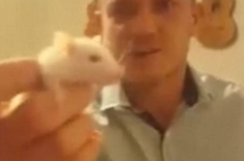 澳洲24岁变态男子咬掉活活生老鼠的头部
