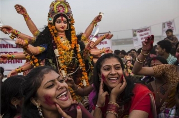 印度教节庆杜尔加女神节获联合国教科文组织列为非物质文化遗产
