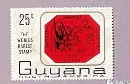 世界上最珍贵的邮票，圭亚那洋红一分邮票价值948万美元(仅一张)