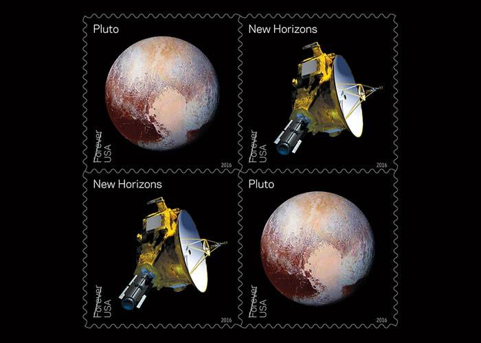 美国发行冥王星邮票
