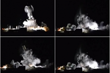 SpaceX“星际飞船”火箭试飞失败爆炸 探火星计划受挫