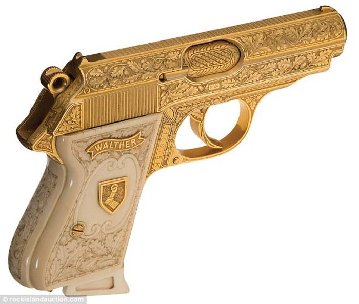 希特勒心腹戈林所拥有的华瑟PPK手枪将拍卖 预计可卖得至少25万美元