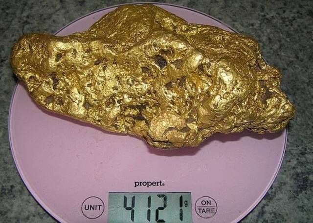 澳洲业余淘金者在维多利亚省野外挖到价值逾25万澳元的天然金块