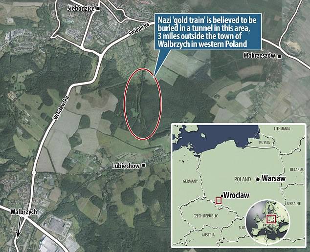 波兰发现纳粹黄金列车 官方警告或埋有地雷