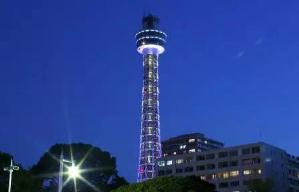 世界上最高的灯塔，日本横滨海洋塔塔高106米（建于陆地）