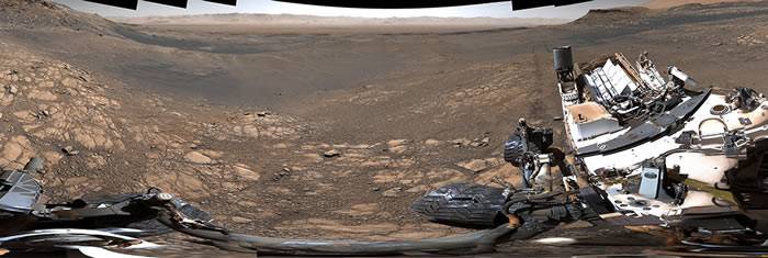 NASA公布好奇号拍摄的有史以来最清晰的火星地貌照片