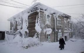 世界上最寒冷的村庄，奥伊米亚康村（历史最低气温零下71.2℃）