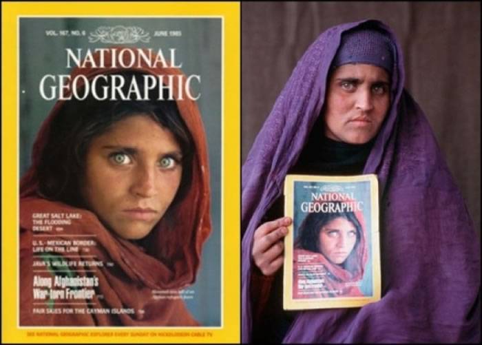 1985年《国家地理杂志》封面“阿富汗少女”Sharbat Gula将遣返回国 称对此感心碎