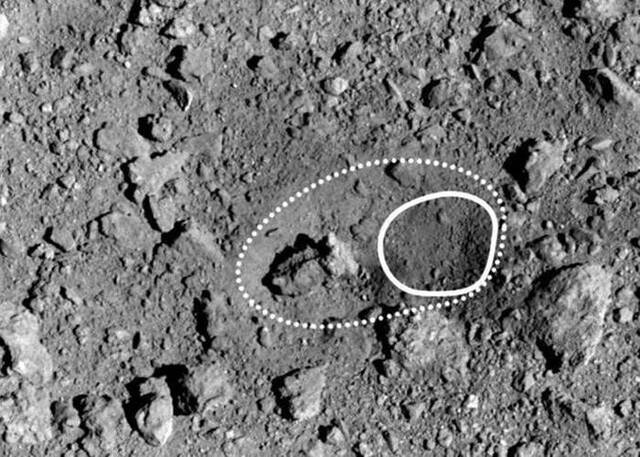 龙宫小行星表面人造陨石坑比模拟实验大7倍 反映表面非常脆弱