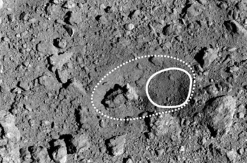 龙宫小行星表面人造陨石坑比模拟实验大7倍 反映表面非常脆弱
