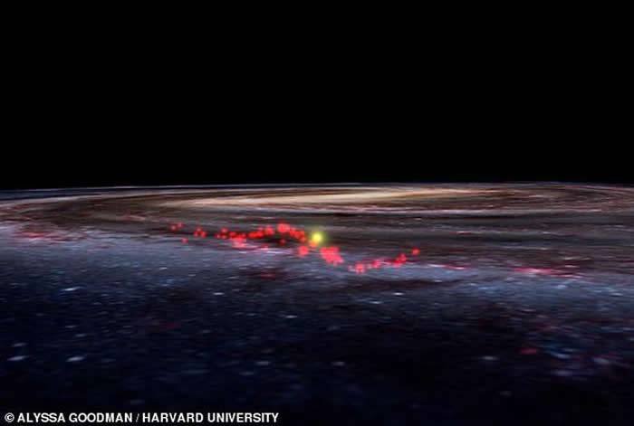 天文学家在银河系中发现迄今为止观察到的最大气体结构