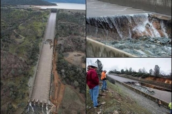 美国最长水坝现缺口 三文鱼孵化场被淹没