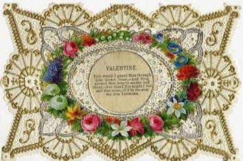 英国科尔切斯特城堡的博物馆展出维多利亚时期情人节卡片 还原当时如何传爱