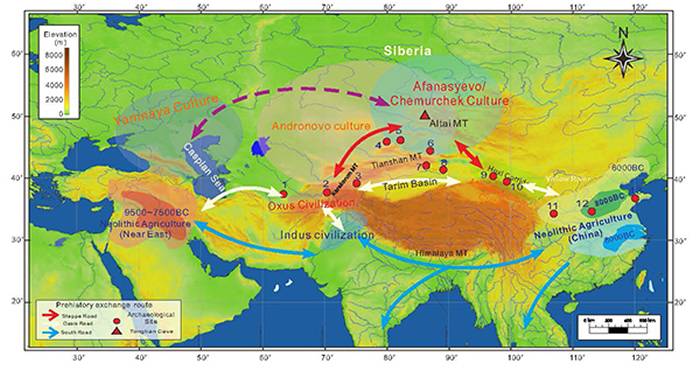 早期文明交流的草原之路新证据：新疆北部阿尔泰地区通天洞遗址5200年前的小麦和青稞