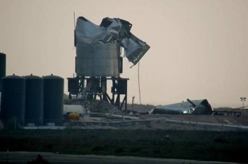 SpaceX最新星际飞船Starship原型SN3在压力测试中遭遇失败
