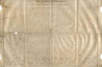 哈佛大学教授在英国发现第二份《美国独立宣言》手稿 命名为《萨赛克斯宣言》